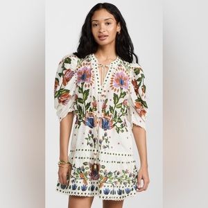Farm Rio Summer Garden Mini Dress Size Small. Never worn.